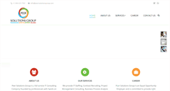 Desktop Screenshot of peersolutionsgroup.com